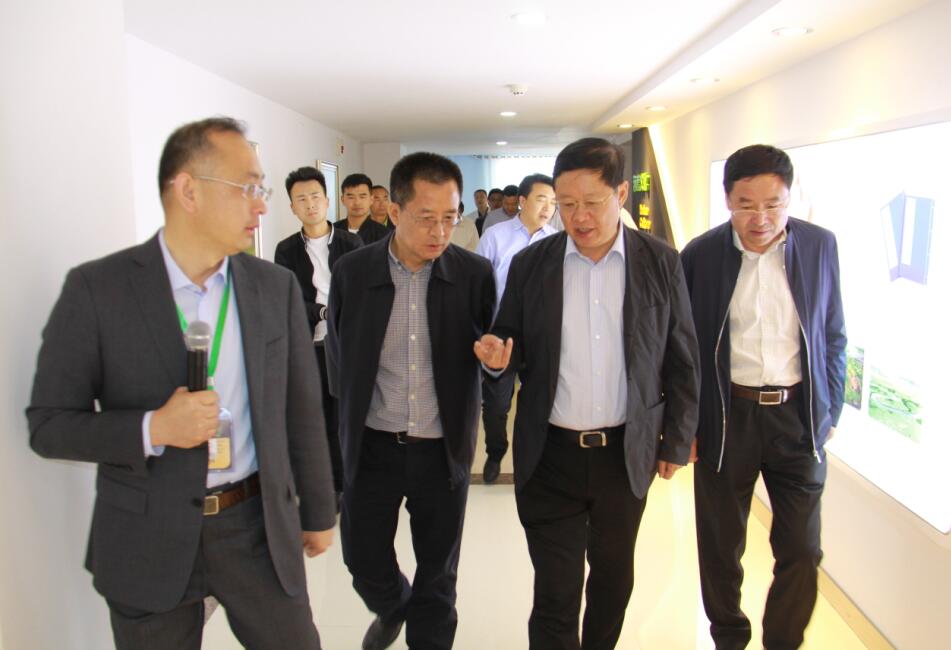 內蒙古自治區(qū)政府副主席王波一行蒞臨美洋洋公司考察調研